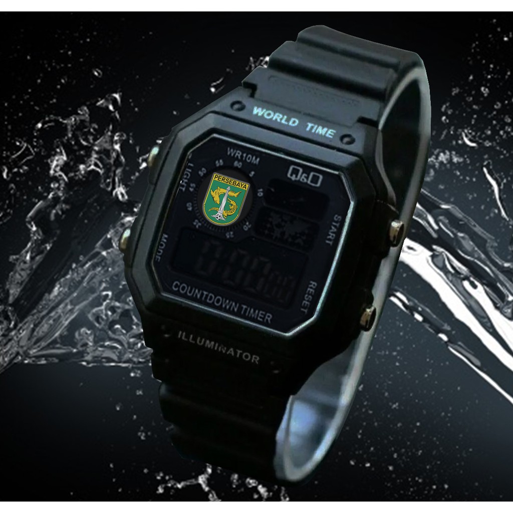 (Limited Edition) Jam Tangan PERSEBAYA motif 1 - Digital