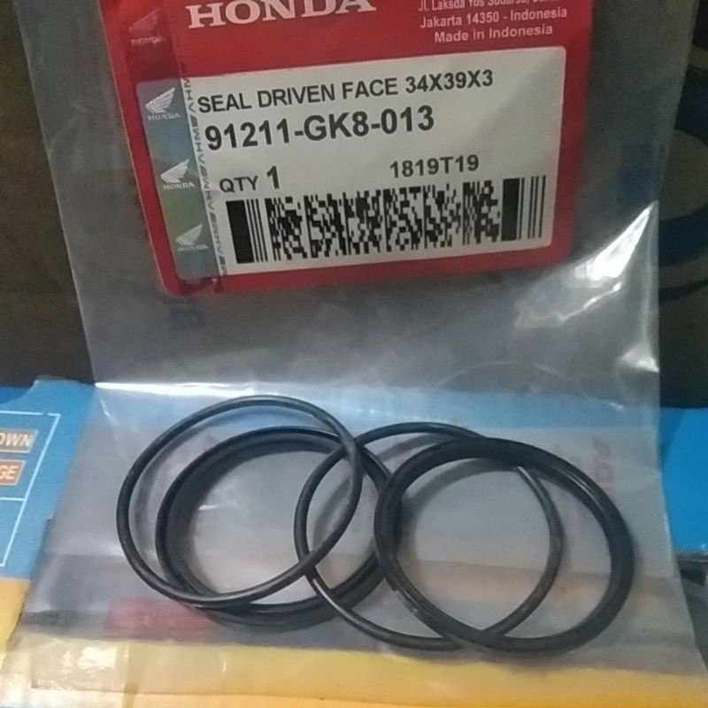 Seal pully Honda bit fi pop dan lainnya