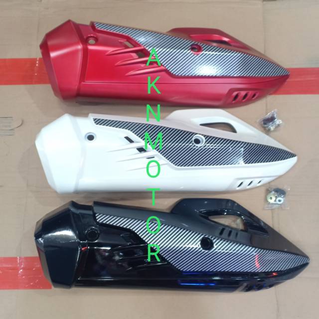 COVER &amp; TUTUP KNALPOT TRANSFORMAL HONDA PCX 150 LOKAL NEW ABS