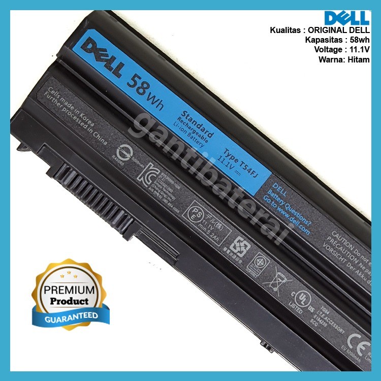 Baterai Dell Latitude E6540 E6440 E6520 E6420 Original