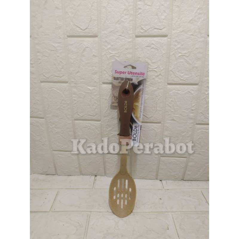 sendok kuah bolong bolde - sendok sup bolong bolde-slotted spoon bolde