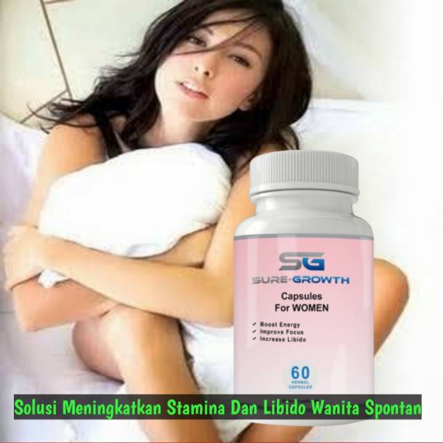 Suplemen Stamina Dan Libido Wanita Sure Growth For Women Spontanitas