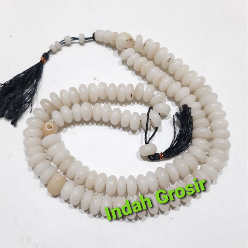 Tasbih Pucuk Gebang Model Donat Atau Gepeng 10mm x 5mm 99butir Original