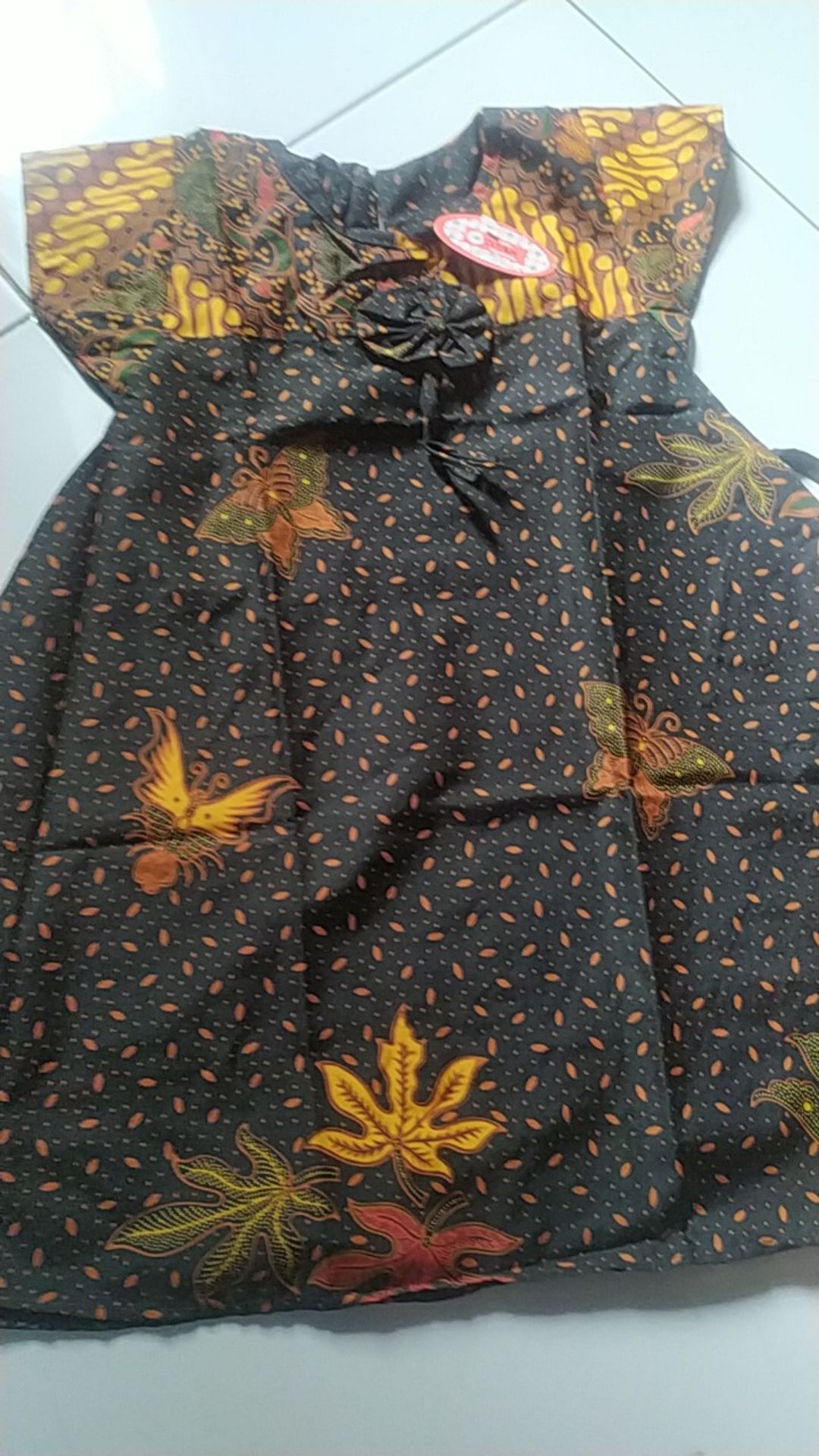 Dress Batik Anak Size M Usia 4-5,5th