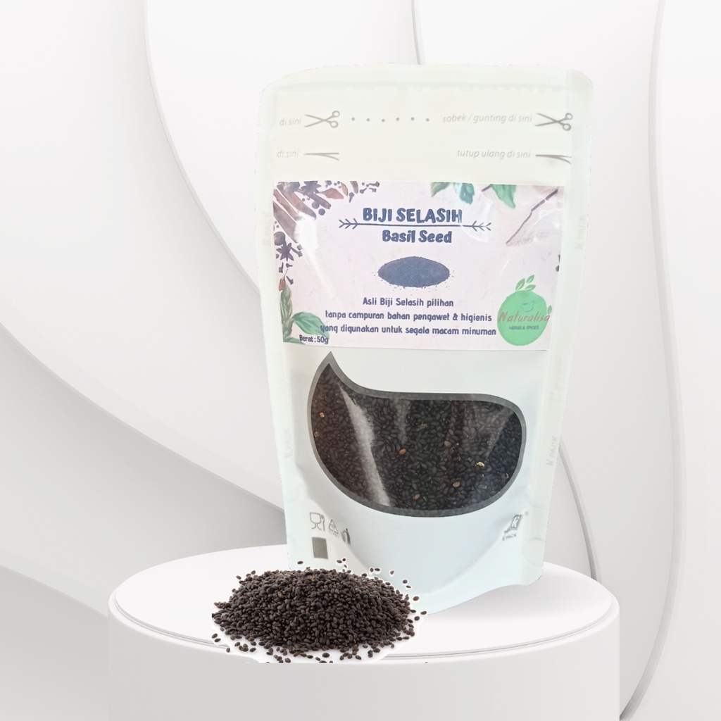

BIJI SELASIH/ BASIL SEED IMPORT KUALITAS PREMIUM