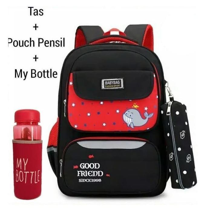 

tas sekolah anak wanita tas wanita set my bottle dan tempat pensil sry77