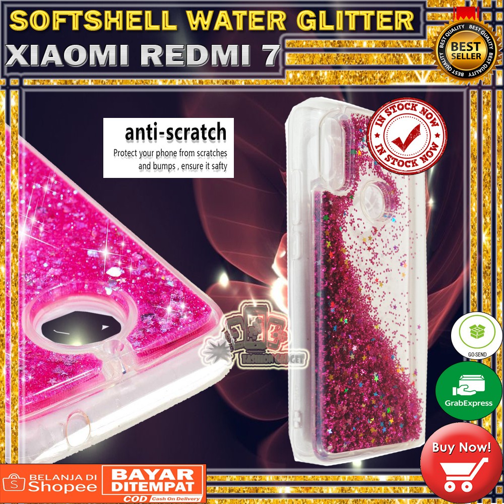 Silikon Oppo F3 A77 Xiaomi Mi A2 Mi 6X Lenovo K5 K5 PLUS A6020 Water Glitter Aquarium Casing KESING KASING SOFT CASE - Warna Random