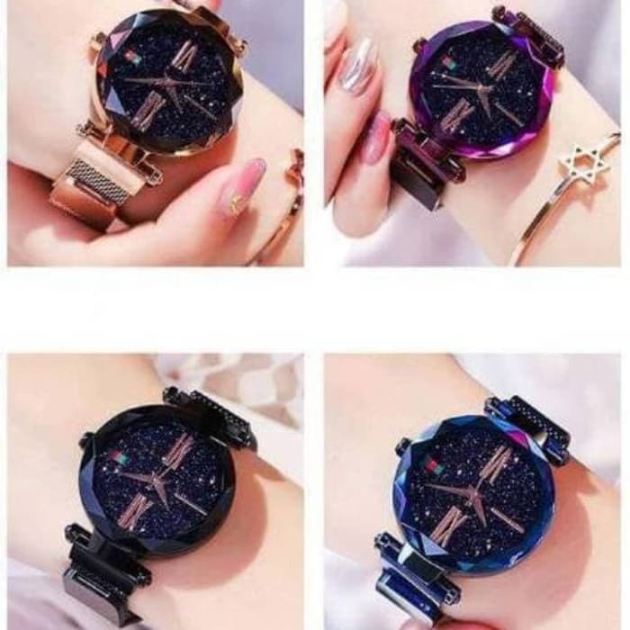 JAM TANGAN WANITA/LADIES GUCCI MAGNET MURAH - Hitam