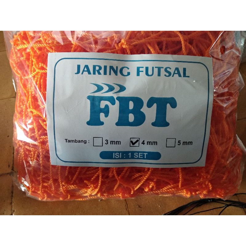 jaring gawang futsal/jaring futsal ukuran 3x4m asli