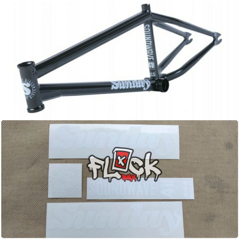 decal bmx cult sunday we the people wtp shadow conspiracy frame rangka sticker stiker set pack