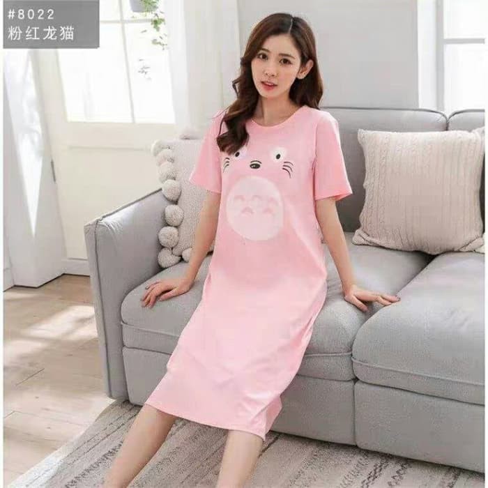 Baju Tidur Wanita Daster Wanita Daster Mouse Pink Tabls.559