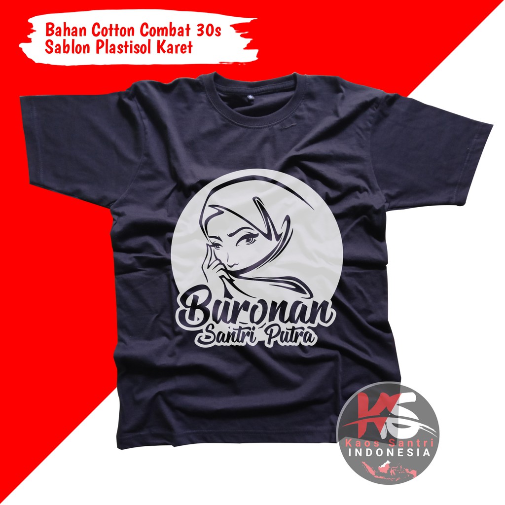 KAOS SANTRI // KAOS SANTRI SALAFI // KAOS DAKWAH // KAOS MUSLIM // KAOS DISTRO // A5-A6 Pendek