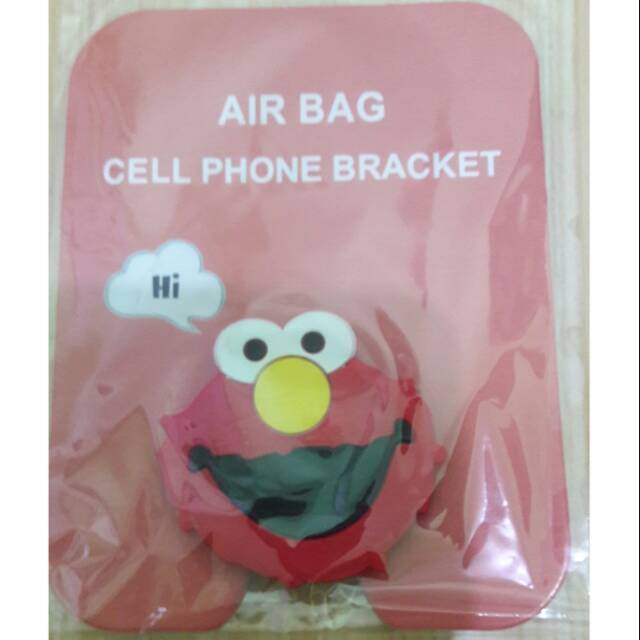 Air bag cell phone bracket