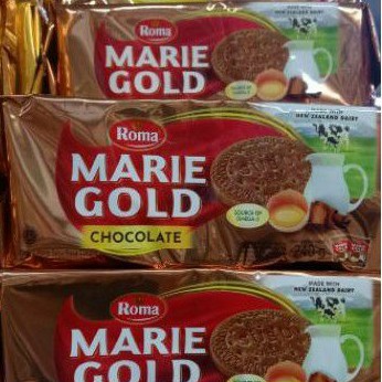 

Roma MARIE GOLD biskuit rasa COKLAT 220gr