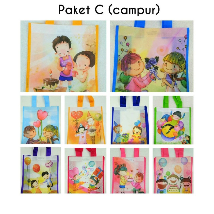 

D40T4Vt Tas Souvenir, Tas Ulang Tahun, Tas Hadiah Anak - Paket C T5G04T1