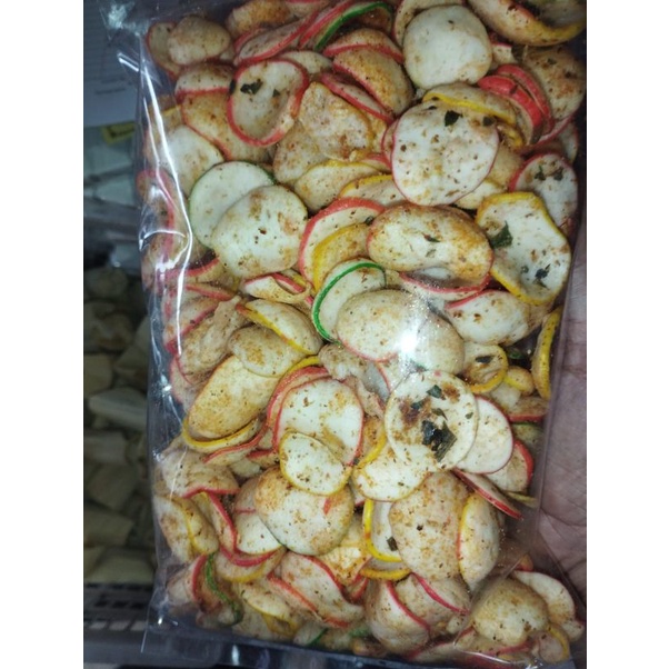 

seblak kerupuk bantet pedas 250gr-kerupuk bantet warna-seblak pedas-seblak kerupuk
