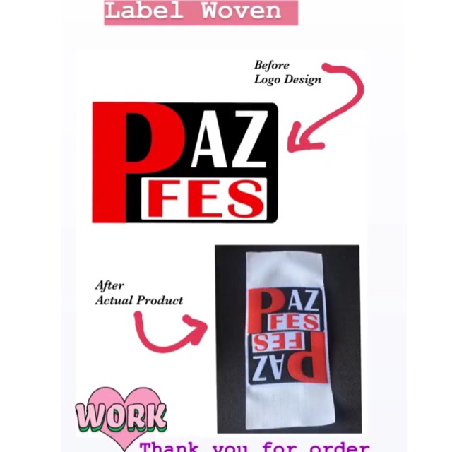 

Label Woven PAZ FES / WOVEN LABEL / Label Tercepat / Label Termurah / Label Terlaris / Label Bagus