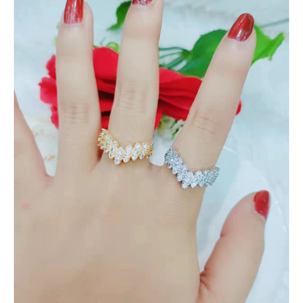 Cincin Xuping Permata Lapis Emas Fashion Jewellery 1104-1106