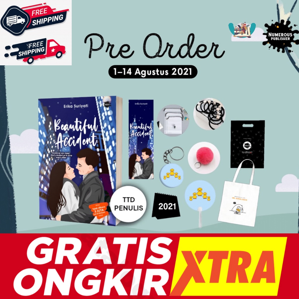 Ready Novel Beautiful Accident KARYA ERIKA SURIYATI - LINIBUKU-PAKET DUA