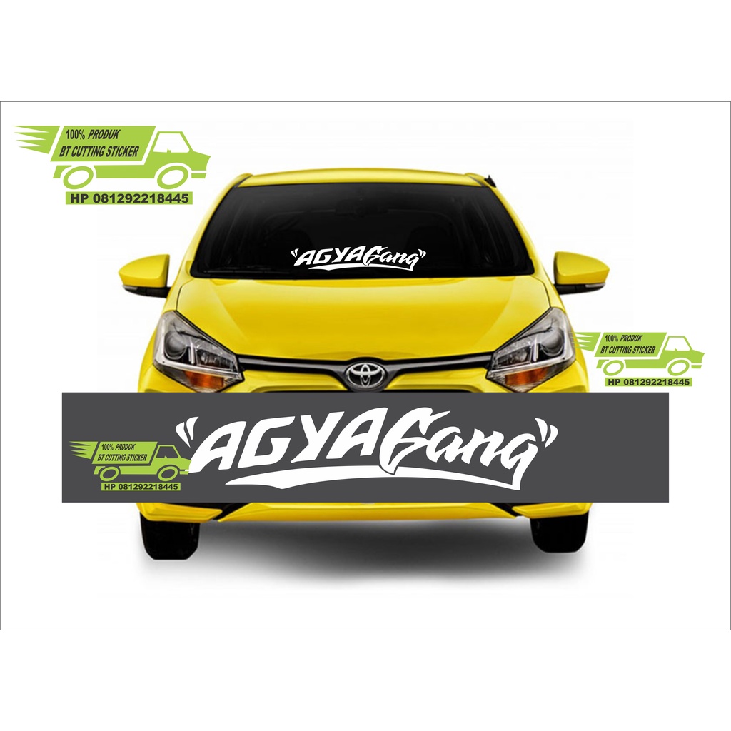 Agya Stiker Initial D: Modifikasi Sederhana, Gaya Maksimal