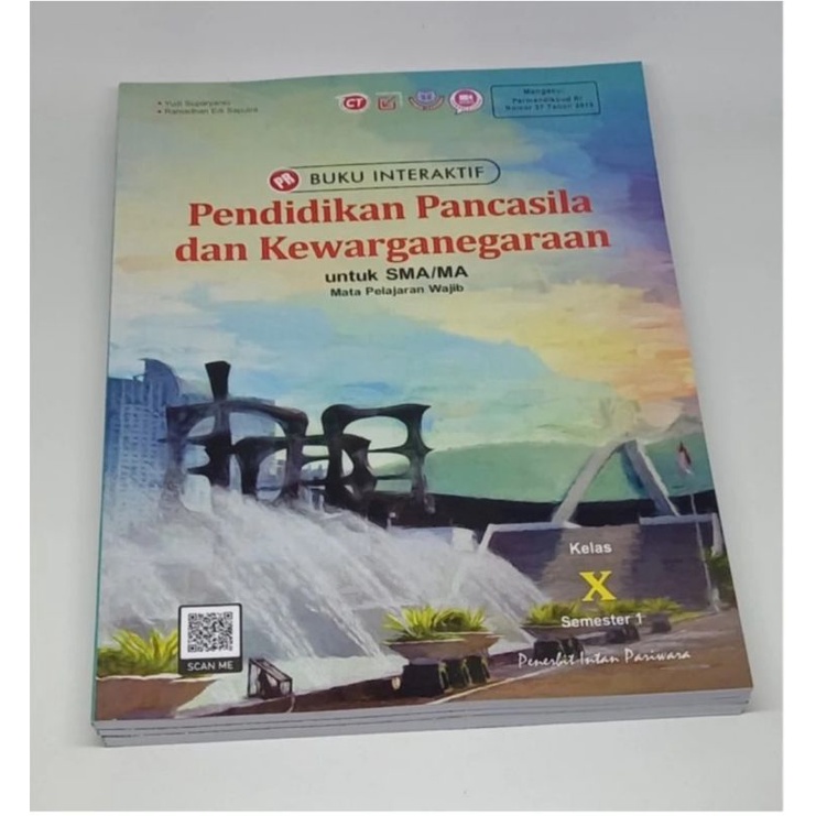 Buku PR Interaktif PKn Pendidikan Pancasila dan Kewarganegaraan Kelas 10 SMA Terbaru 2021 Penerbit I