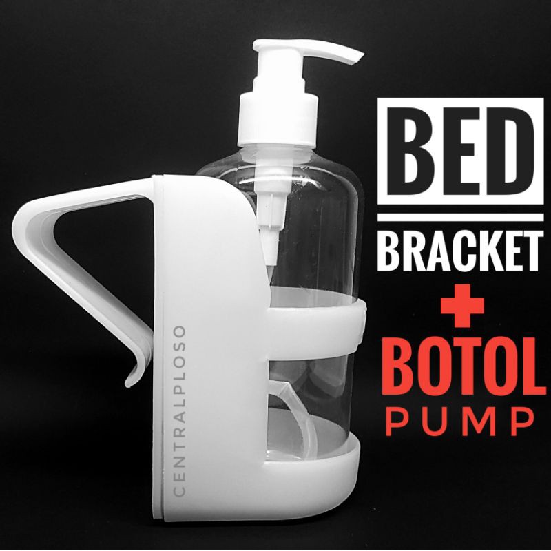 Paket Bed Bracket dan Botol Handsanitizer untuk Bed Ranjang Kasur