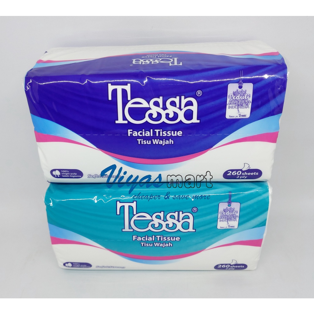 Tessa Facial Tissue / Tisu Wajah Tessa TP-02 260 sheet 2 ply