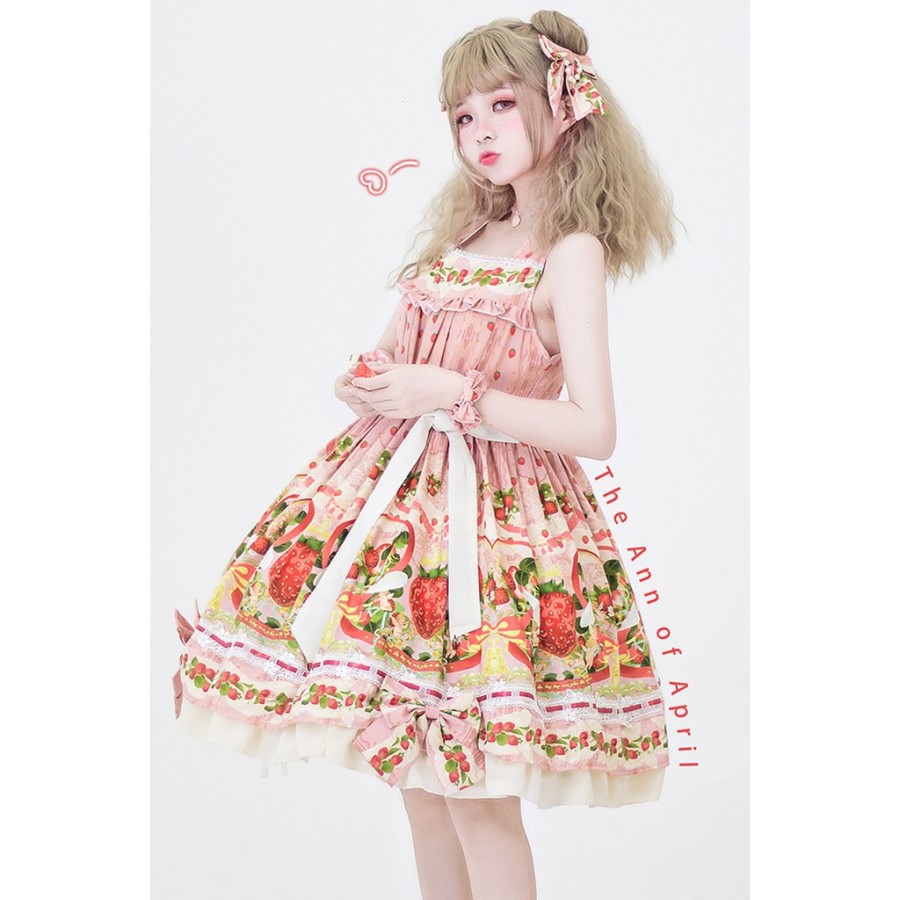 LOL-143 wig rambut palsu daily lolita korea kpop cosplay mermaid