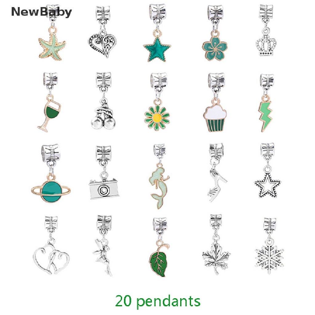 112pcs / Set Manik-Manik Pandora Untuk Membuat Perhiasan Gelang / Kalung
