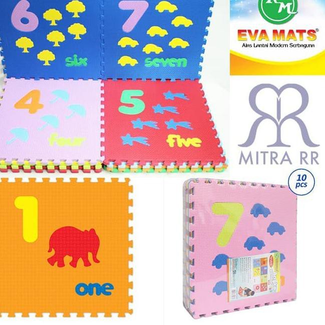 MitraRR Karpet Puzzle Evamats Puzel Angka Gambar Evamatik Tikar Puzle Lantai