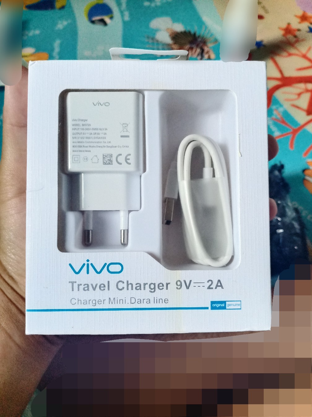 Charger Vivo Original 100% Fast Charging 9V-2A / Charger