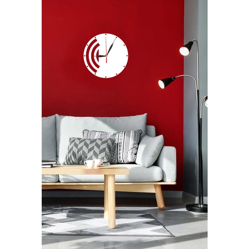 Jam DINDING ACRYLIC DIY 3D Akrilik Wall Clock Modern Hiasan dekorasi rumah kantor