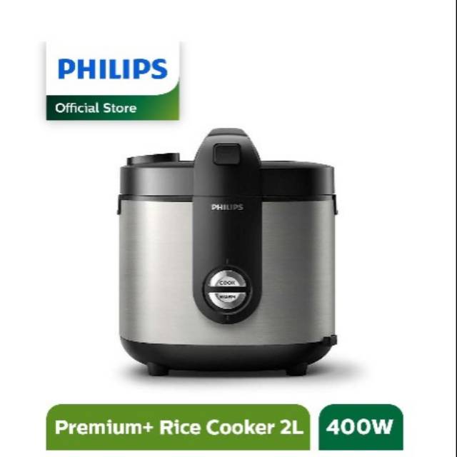 PHILIPS Magic Com Rice Cooker 2L HD3138 . BODY STAINLESS . BARU BERGARANSI RESMI