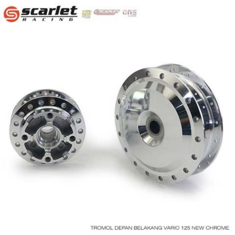 TROMOL DEPAN BELAKANG SCARLET RACING VARIO 125 OLD // VARIO 125 LED
