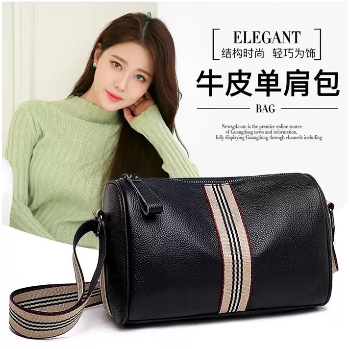 ZIE- (Bisa COD) Tas Selempang Tas Wanita Tas Korea Tas Model Terbaru Model Terkini// tas tabung tali pisban // gratis onkir