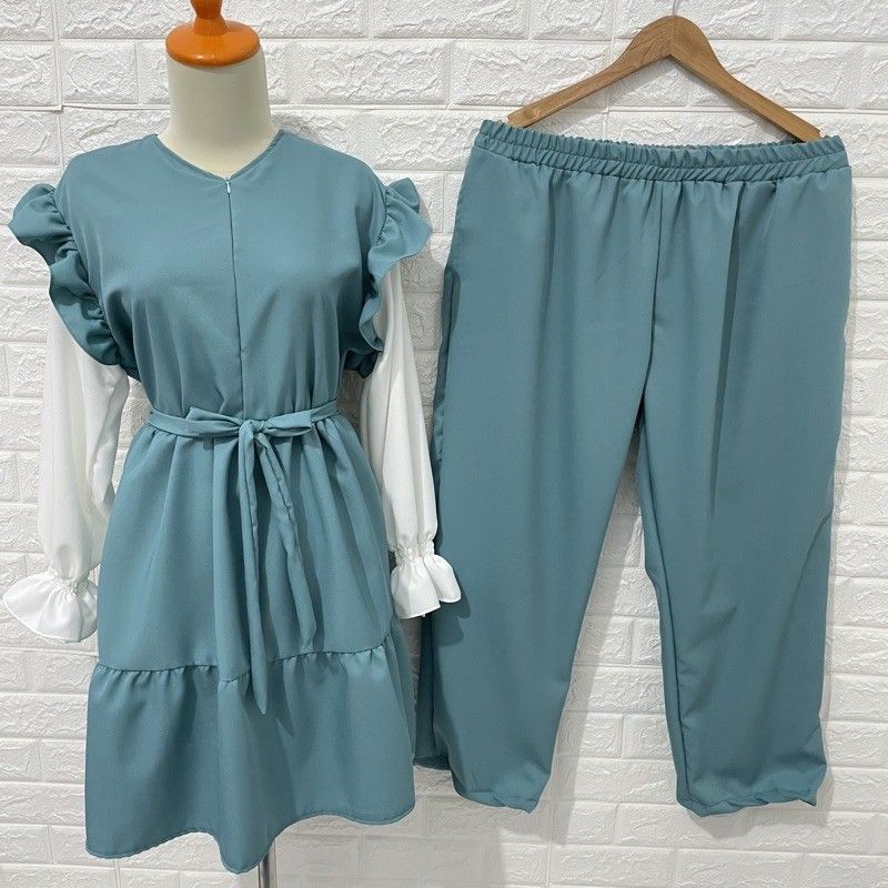 SETELAN CASUAL/FORMAL ONE SET SHAKILA/SETCEL SHAKILA BAHAN