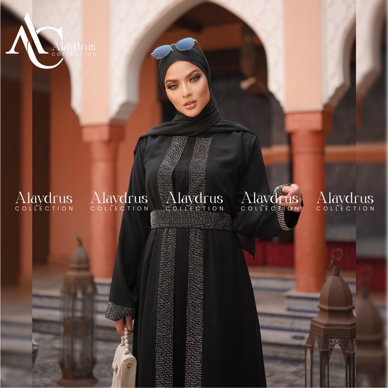 Baju Muslim Abaya Bordir Arab Saudi Bordir Zephy Turki 544