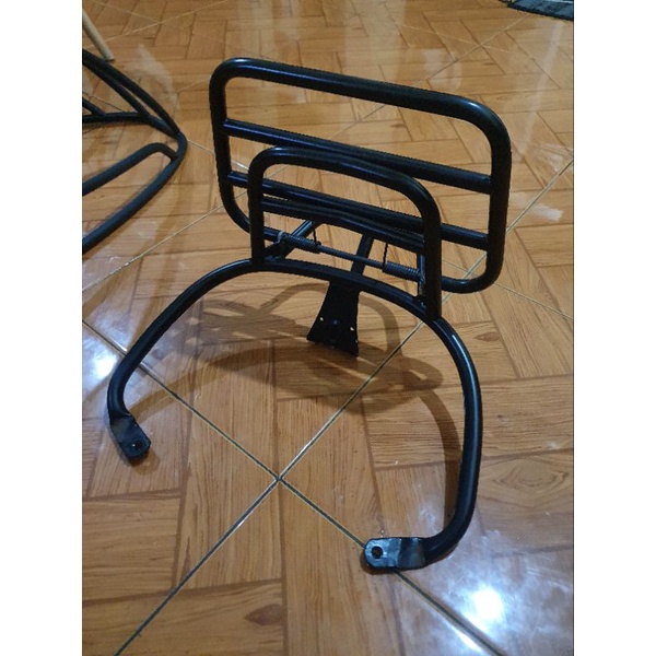 BACKRACK VESPA MODERN UNIVERSAL BACK RACK PIAGGIO MATIC SPRINT PRIMAVERA S LX GTS  SANDARAN BELAKANG