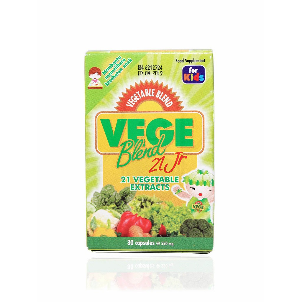 VEGEBLEND 21 JR - EKSTRAK SAYUR UNTUK ANAK - ISI 30 CAPS