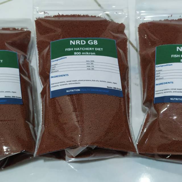 PELET IKAN NRD 125gr by INVE THAILAND