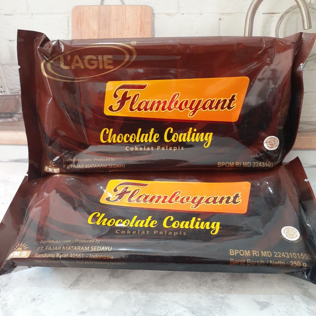 

Coklat Pelapis Flamboyant Chocolate Coating 250g