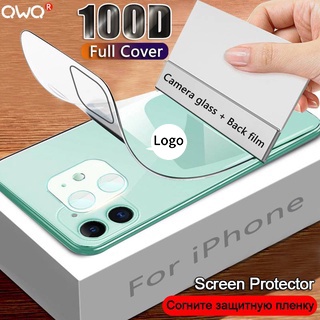 Hydrogel Film For iPhone 11 12 Pro Max 12 mini X XS XR SE 2020 Screen Protector For iPhone 6 6s 7 8 Plus Camera Protector Glass