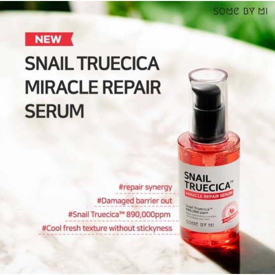 Some By Mi Snail Truecica Miracle Repair Series Serum Gel Cleanser Cream Toner