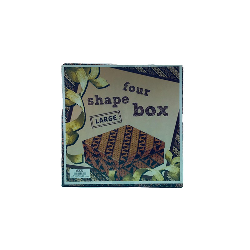 Kiky / Four Shape Box / Box Kado / Box Serbaguna / Large (L)