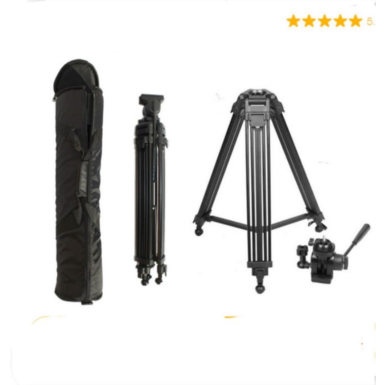 Tripod SOMITA ST-650 ST650 Profesional VideoSony HXR MC 2500, Panasonic MDH2  Camcorder2 Besar +CASE