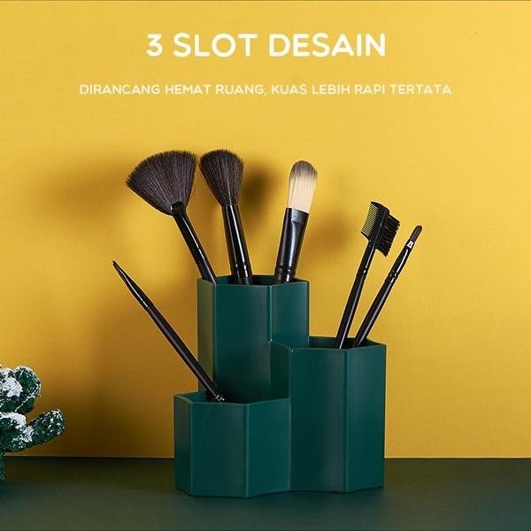 SAMONO SSB003 Tempat Kotak Alat Kosmetik pensil pulpen sikat gigi Makeup Brush Organizer Box