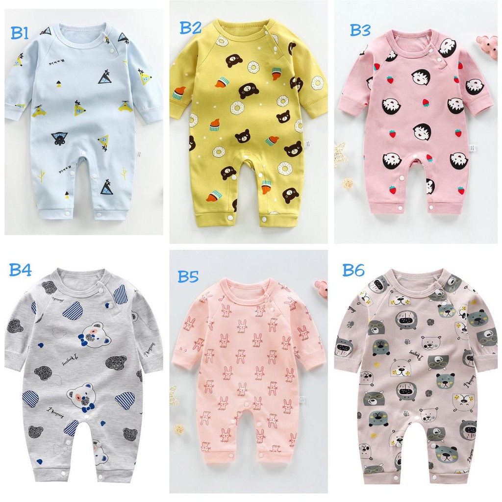 AN-39 Jumper bayi / Romper bayi / Baju Kodok Bayi panjang