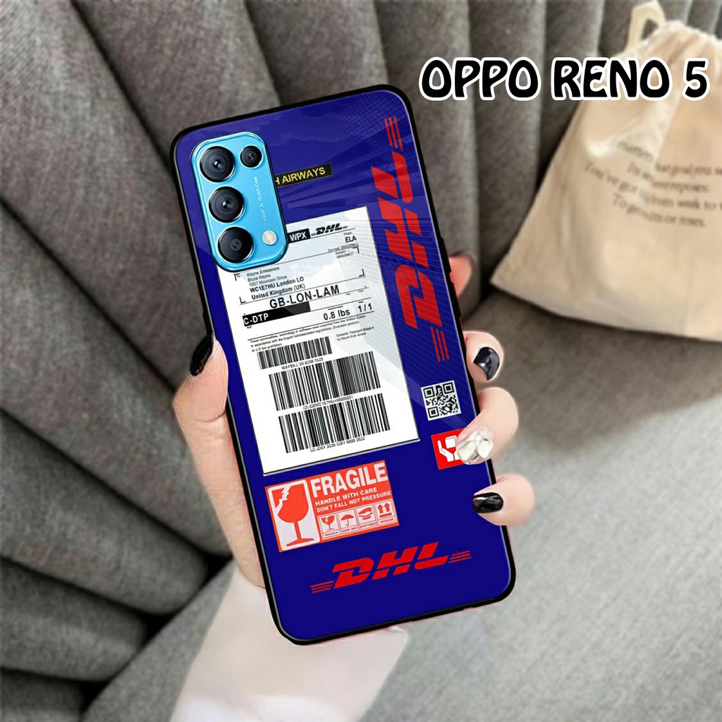 Softcase Glass Oppo Reno 5 Case Oppo Reno 5 (H848)Casing Handphone Oppo Reno 5