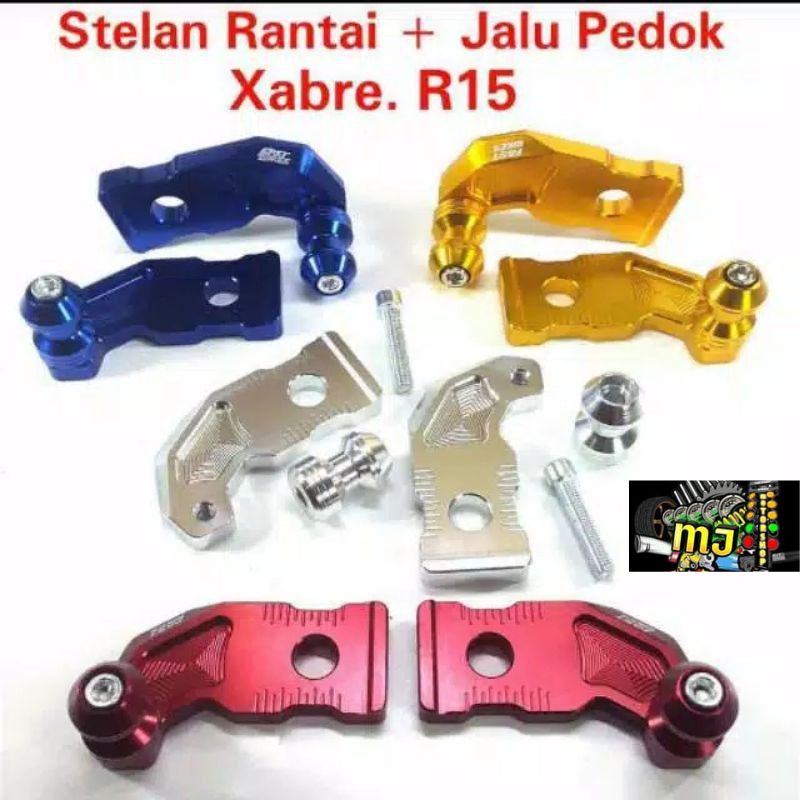 Jalu Pedok Jalu Standar Pedok Full Cnc Cnc Universal R15 v2,R15 v3,Xabre Merk Fast Bikes Original