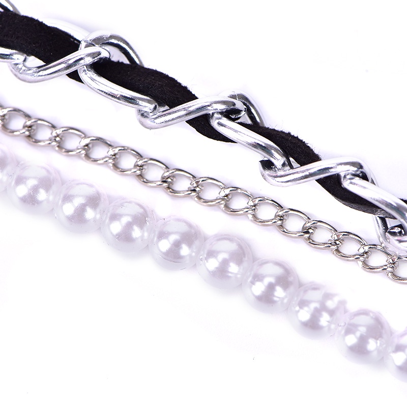 # Kaos T-Shirt Wanita Lengan Pendek Motif Print #Tali Rantai Kacamata Baca Aksen Mutiara Untuk Wanita